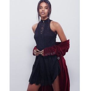 FREE PEOPLE Sexy Lace Formal Mini Dress NWT